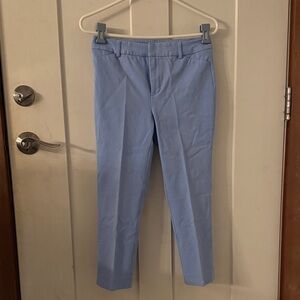 Charter Club Women's Light Blue Newport Slim Cropped Pants